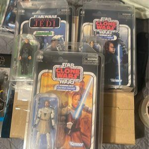Star wars the vintage collection lot luke anakin obi wan vc175 vc92 vc103 + CASE